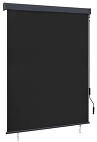 vidaXL Estore de rolo para exterior 140x250 cm antracite