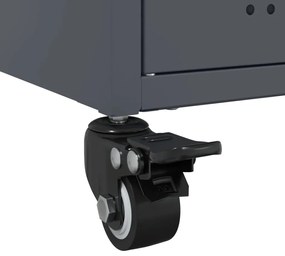 Móvel de TV 68x39x43,5 cm aço antracite