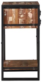 Suporte para Telefone Multicolorido 40x40x80 cm Madeira Recuperada Sól