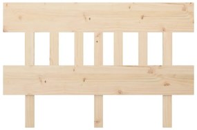 Cabeceira de cama 203,5x3x81 cm pinho maciço