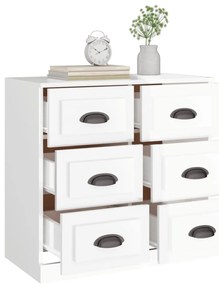 Aparador 70x35,5x67,5 cm derivados de madeira branco brilhante