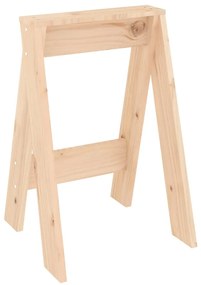 Bancos 2 pcs 40x40x60 cm pinho maciço
