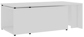 Mesa de centro 150x50x35 cm contraplacado branco