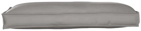 Almofada de Palete para Assento/Costa Cinza 120x60x12 cm Tecido Oxford