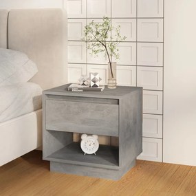 Mesa de Cabeceira Moura - Cinzento-Cimento - Design Nórdico