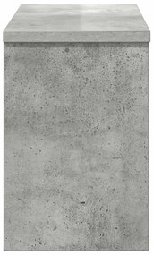 Cabideiro de Parede Cinzento cimento 50 x 20 x 30 cm
