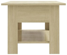 Mesa de centro 102x55x42 cm madeira processada carvalho sonoma