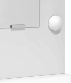 Mesa de Toucador com Luzes LED Branca 50x41x135 cm