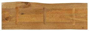 Tampo de mesa c/ borda viva 140x40x2,5 cm mangueira maciça