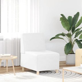 Poltrona 55 cm couro artificial branco