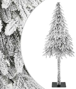 vidaXL Árvore de Natal Artificial com suporte Branco 71 x 71 x 150 cm