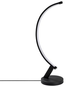 Candeeiro de Mesa Bevel – Preto – 13x47x20 cm