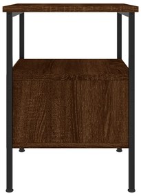 Mesas de cabeceira 2 pcs derivados de madeira carvalho castanho