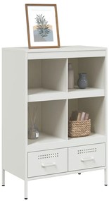 Móvel alto 68x39x101,5 cm aço branco