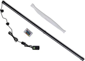 vidaXL Lâmpada para aquário RGB bolhas RGB 107 cm