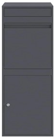 Caixa para entrega de pacotes Antracite 41 x 38 x 103 cm Aço