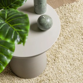 Tapete shaggy de pelo alto PAMPLONA 200x200 cm dourado