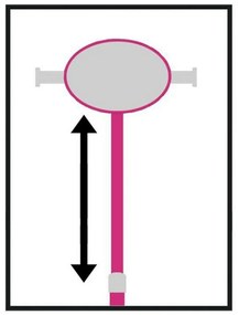 Trotinete Stamp Barbie Cor de Rosa