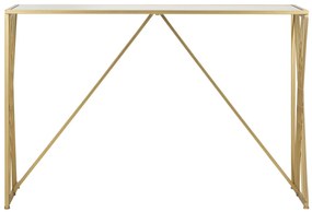 MESA DE CONSOLA 120X40X80 CM DOURADO