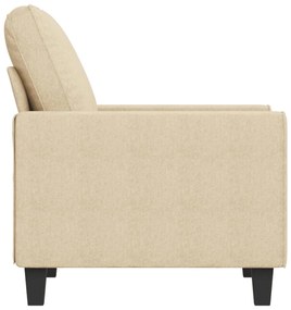 Poltrona 60 cm tecido cor creme