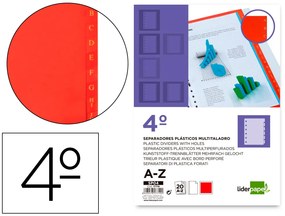 Separador Plástico Alfabetico A-z Quarto