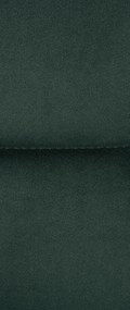 Banco de bar Los Angeles em veludo com estrutura branca 93-113 x 60 x 56 cm Verde