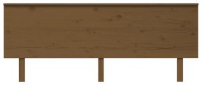 Cabeceira de cama 204x6x82,5 cm pinho maciço castanho mel