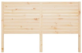 Cabeceira de cama 126x4x100 cm pinho maciço