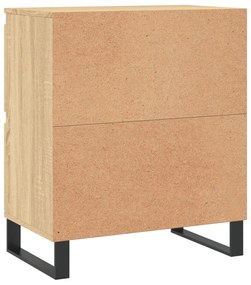 Aparadores 2 pcs derivados de madeira carvalho sonoma