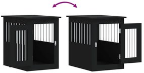 Móvel casota para cão 45x62x59 cm derivados de madeira preto