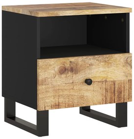 Mesa de cabeceira madeira de mangueira maciça/derivados madeira