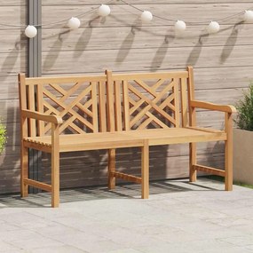 vidaXL Banco de jardim Castanho 150 x 60 x 90 cm