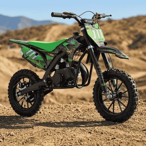 Mini Moto Infantil Gasolina 50 CC MTR Minicross XZR C/ Limitador Verde