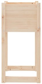 Vasos/floreiras 2 pcs 40x40x81 cm pinho maciço