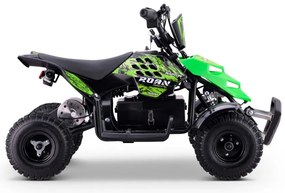 Mini Moto 4 elétrica para crianças Roan Raptor R4 500W Verde