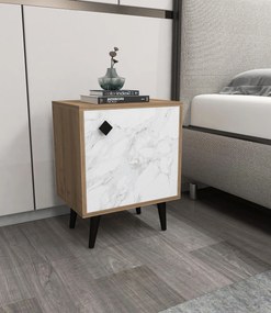 Mesa de Cabeceira Hastikoz – Pedra Hitit – 45x65x35 cm