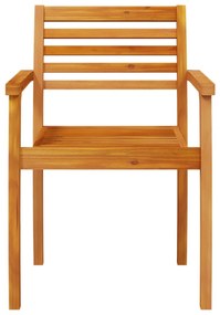 Cadeiras de jardim 8 pcs 59x55x85 cm madeira de acácia maciça