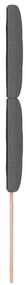 Cabeceira vidaXL Design Blocos de Diamante Cinza Escuro 90 cm Tecido,