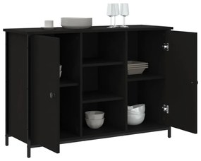 Aparador 100x35x70 cm derivados de madeira preto