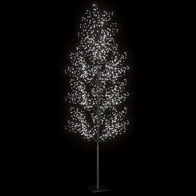 Árvore de Natal 1200 LED flor cerejeira luz branco frio 400cm