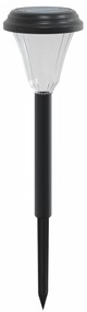 Luzes solares para caminhos com espigões 12 pcs branco