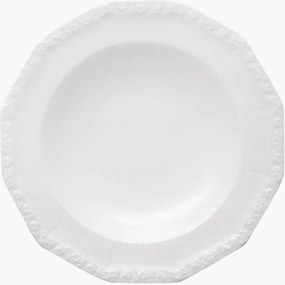 Prato de massa em porcelana Maria White, conjunto de 6