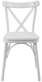Conjunto de Mesa de Jantar Extensível e Cadeiras Oliver – Branco – Mes