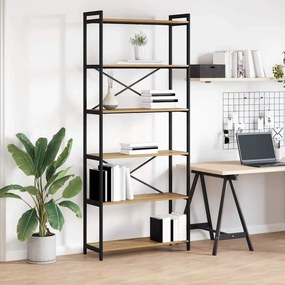 vidaXL Estante Carvalho Artesanal 40 x 30 x 85 cm Madeira processada