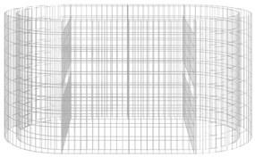 Canteiro elevado/cesto gabião 200x100x100 cm ferro galvanizado