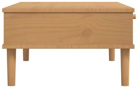 Mesa de centro SENJA 100x55x33 cm pinho maciço castanho