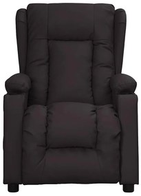 Poltrona de massagens couro artificial preto