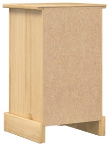 Mesa de cabeceira Corona 35x32,5x58 cm madeira de pinho maciça