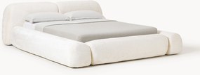 Cama estofada em teddy-bouclé Wolke