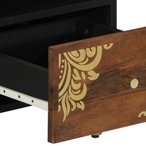 Buffet de TV 70x33x46 cm Madeira Sólida de Mangueira